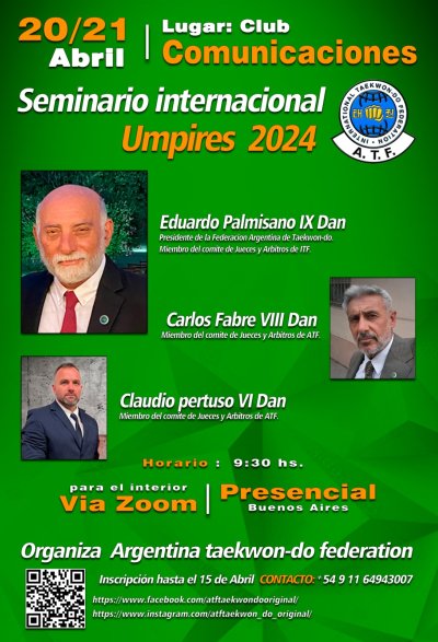International Umpire Course by Grand Master Eduardo Palmisano in Argentina 2024