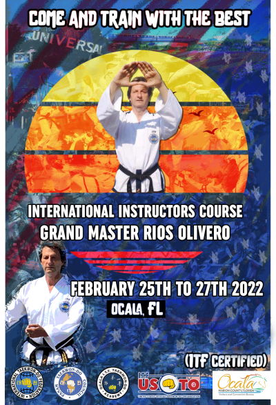 International Instructor Course & Technical Seminar  by Grand Master Rios Olivero
