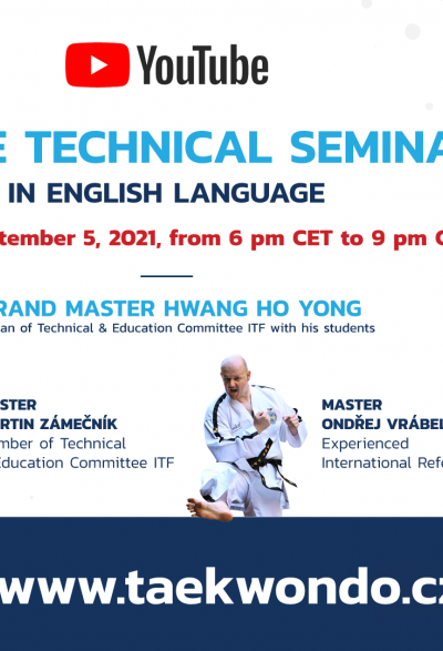 New Online Technical Seminar with Grand Master Hwang Ho Yong